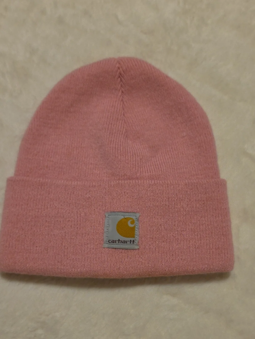 Youth Carhartt Dusty Pink Cuffed Beanie
